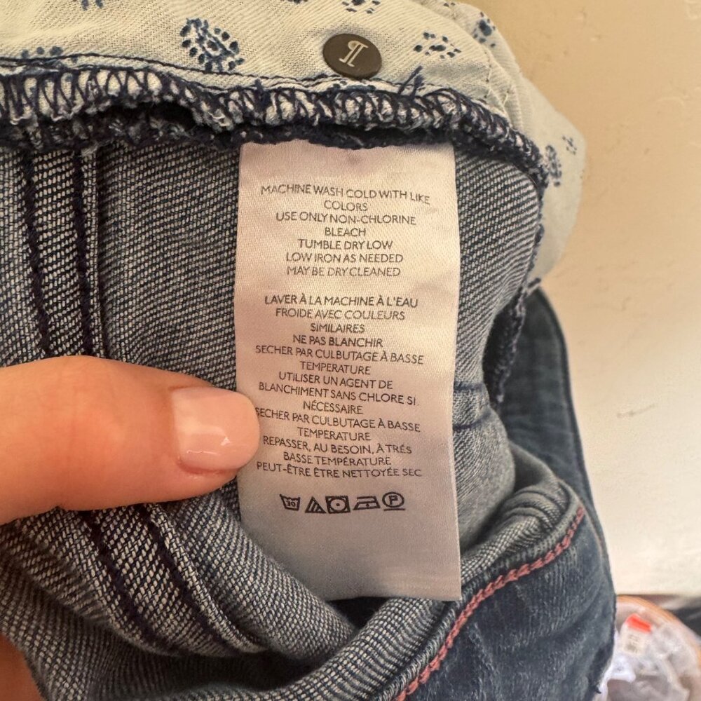 Pilcro Dark Blue Flare Jeans - Picture 7 of 13